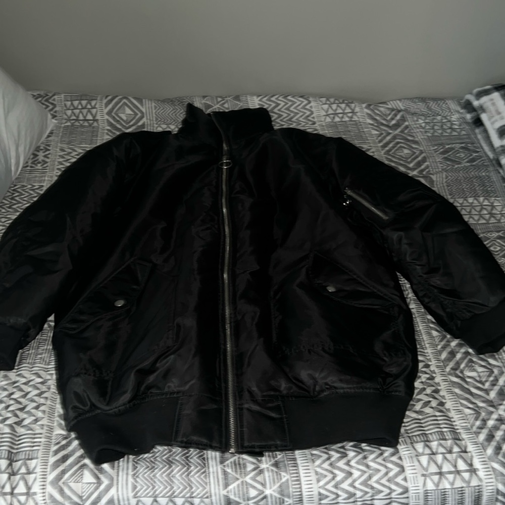 ASOS Oversized satin exterior jacket (please see details for size)